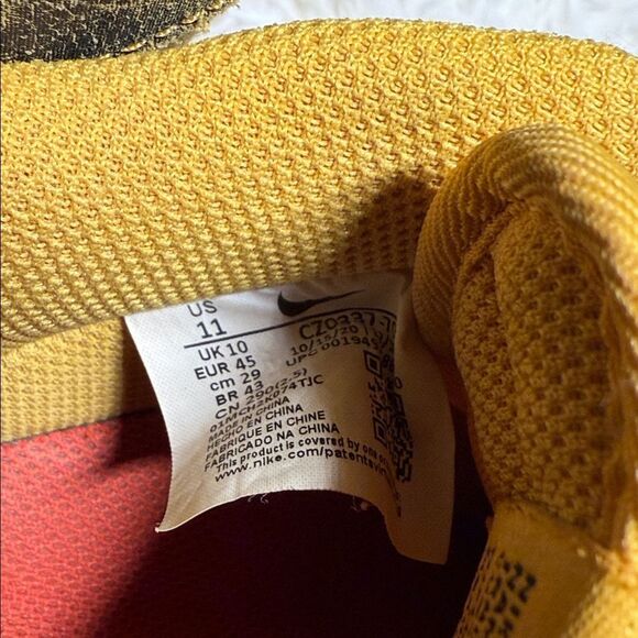 Nike Air Force 1 “07 LV8” dark sulfur Tie Dye - Orange, Yellow, and Gray - Picture 8 of 8